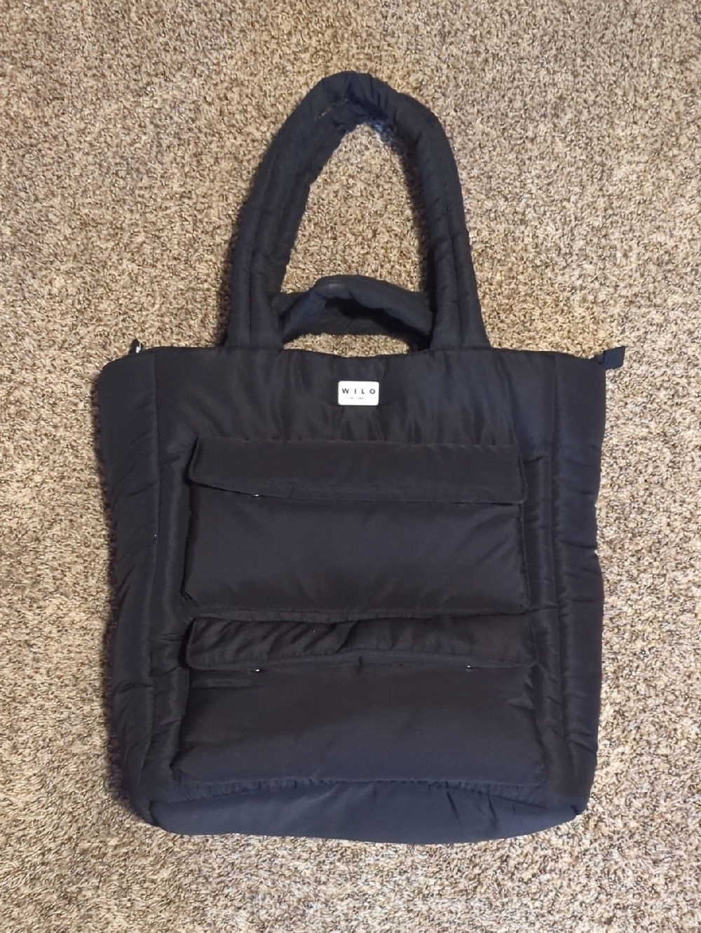 WILO The Label Cargo Pockets Puffer Bag